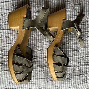 Swedish Hasbeens - Pearl High in Grey Nubuck